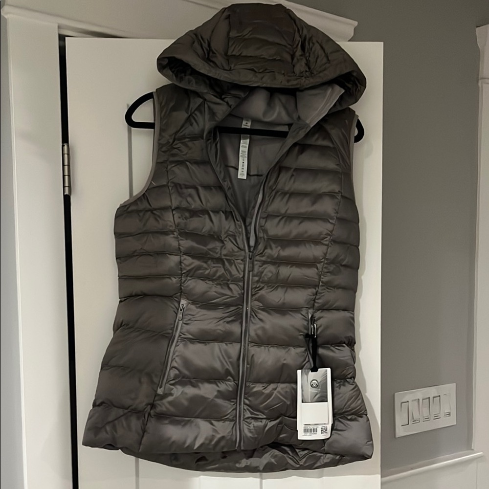 Women's Gray Puffer Vest